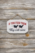 Feed Them Metal Sign 5.56" X 8.31" X 0.25"