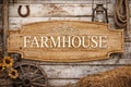 10" X 24" Wooden Farmhouse Sign