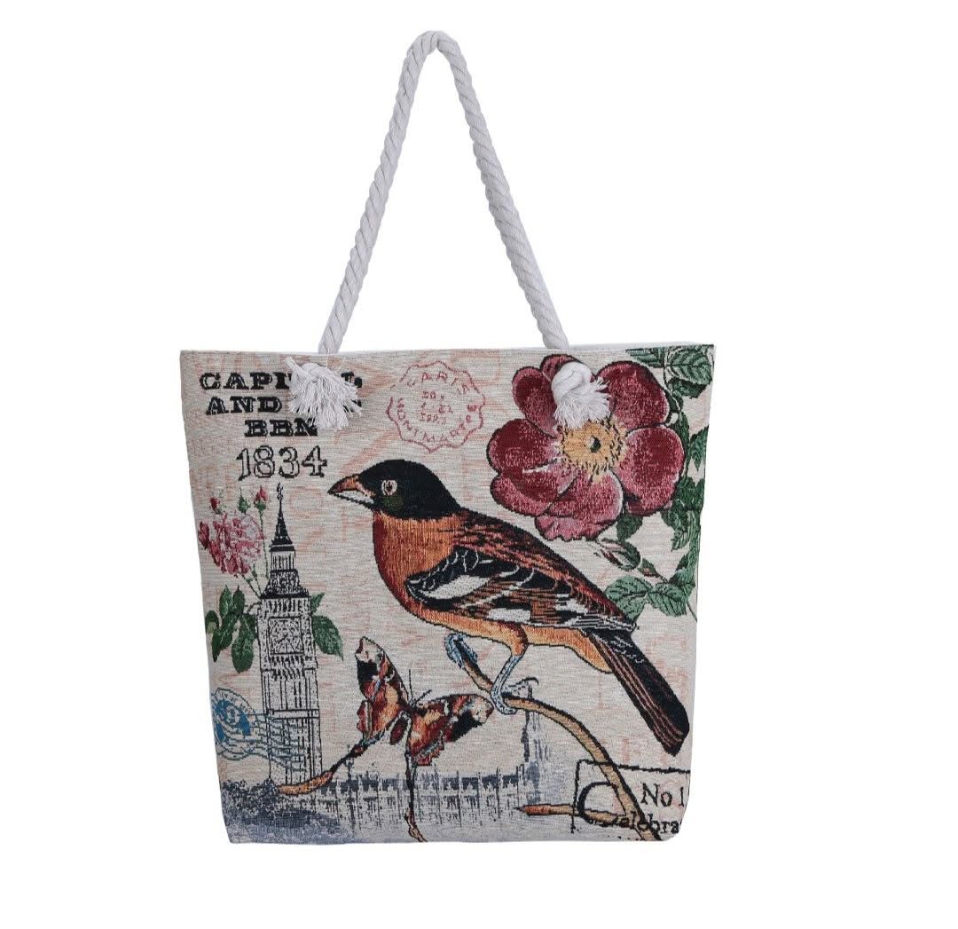 Large Canvas Tote Bag – Stylish Everyday Carryall for Travel & Shopping