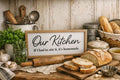 6" X 16" Kitchen Wall Decor