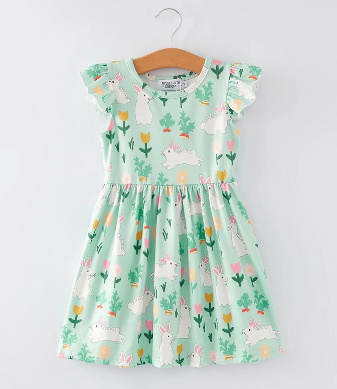 Bunny Tulip Girl's Dress