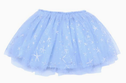 Girl's Blue Starfish Tutu Skirt