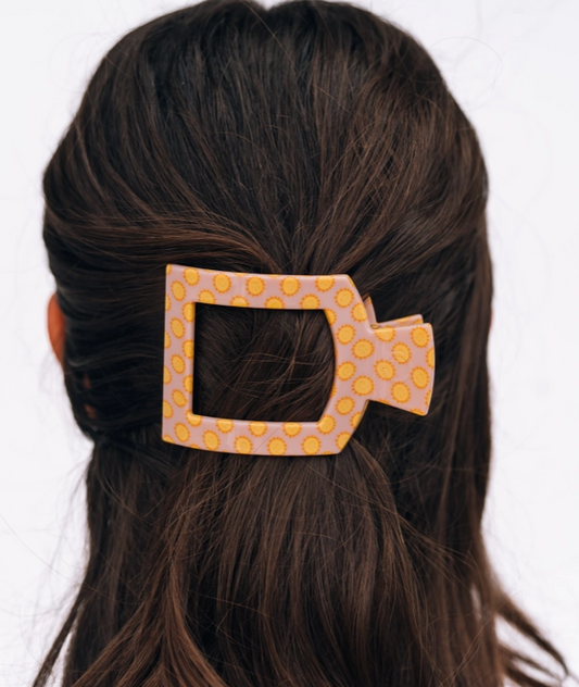 Teleties Sunny Days Ahead Square Hair Clip