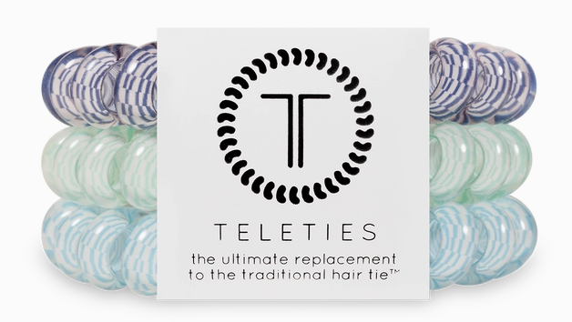 Teleties Totally Turquoise Hair Ties