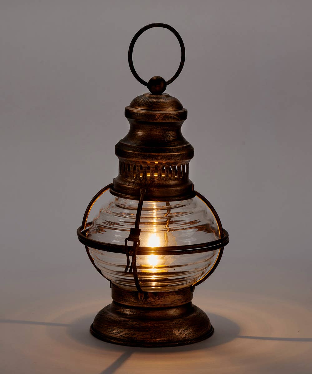 Antique Bronze LED Lantern
