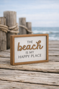 Framed Beach Sign