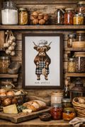 Highland Cow Bon Appetit Wall Decor 16.25" X 12.25" X 0.91"