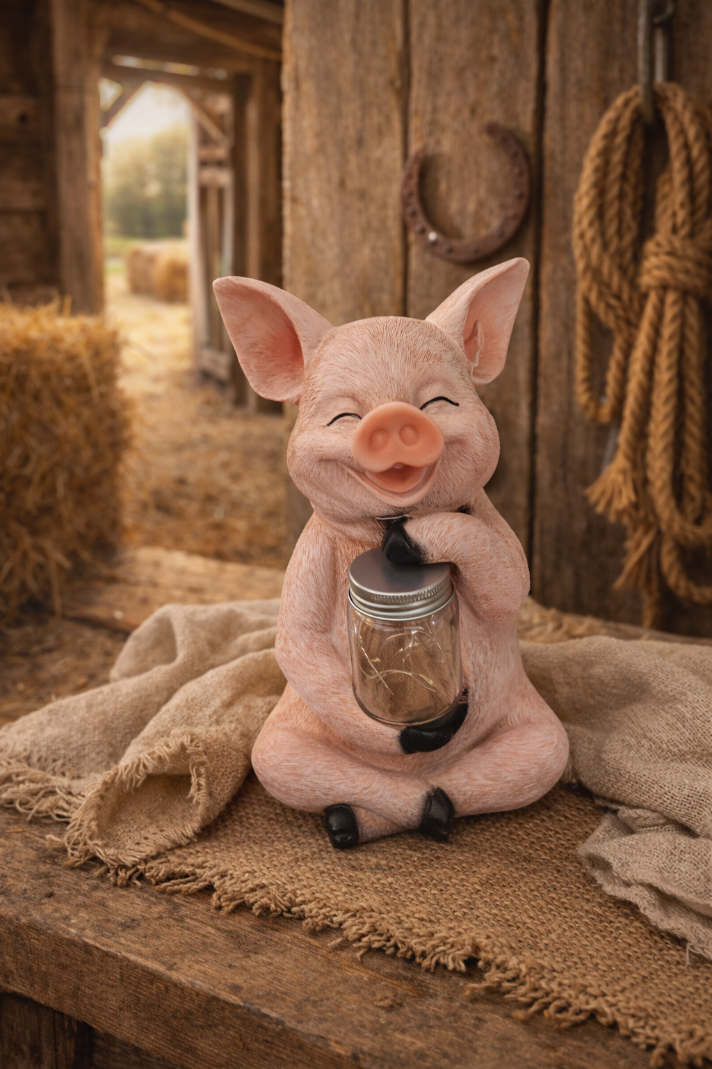 Outdoor Solar Pig