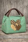 Small Striped Tote Bag