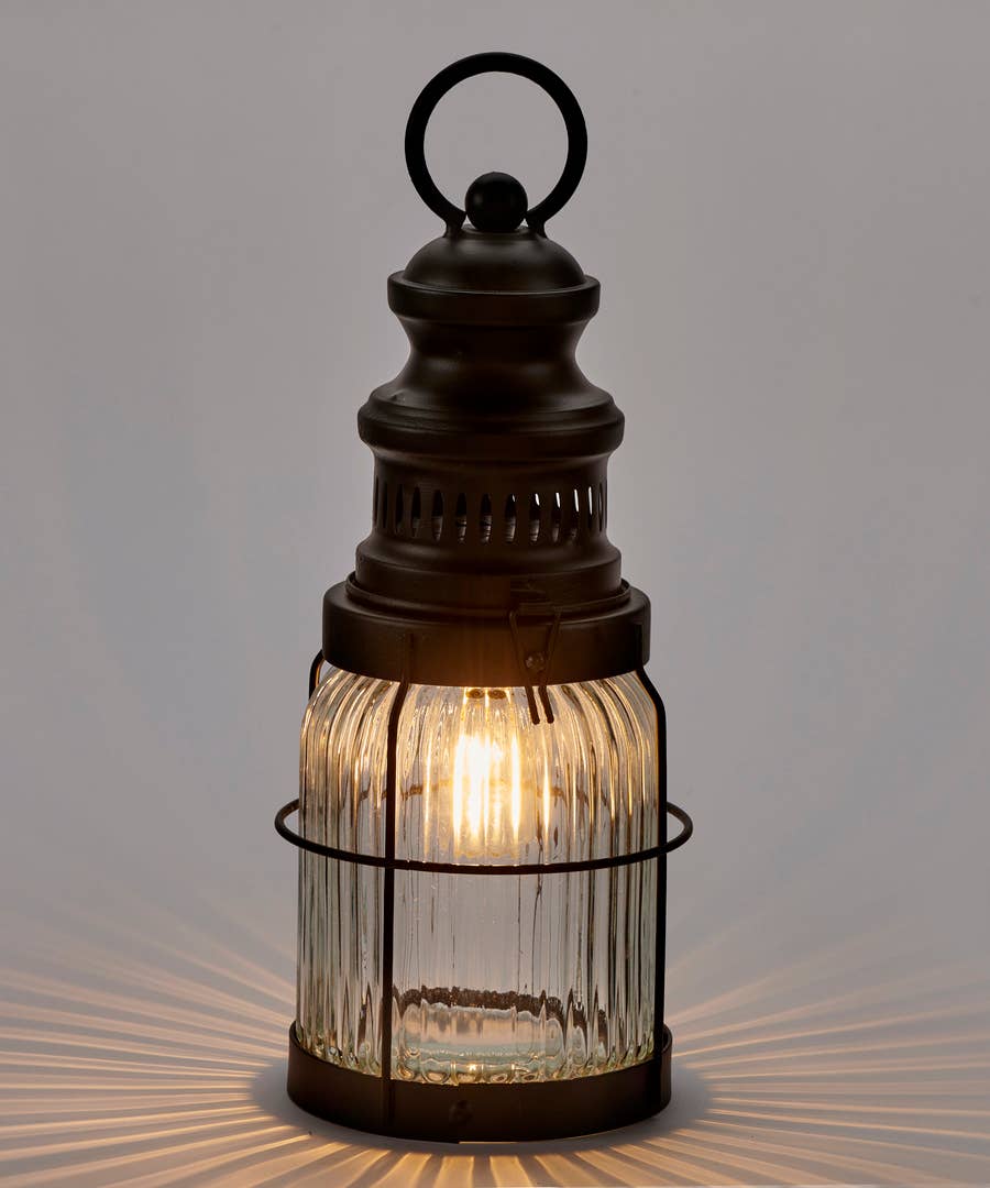 Black LED Lantern