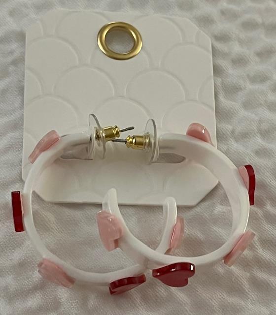 Valentine's Heart Hoops (Medium Size)