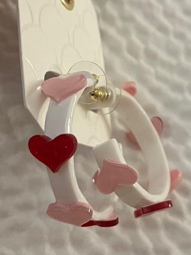 Valentine's Heart Hoops (Medium Size)