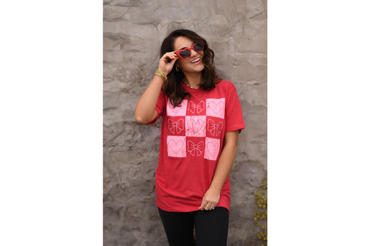 Hearts & Bows Valentine T-shirt