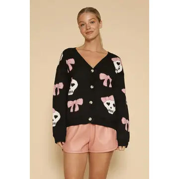 Bow Halloween Cardigan